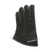 Gant de fauconnerie en cuir nubuck Protection de chasse Fauconnerie court