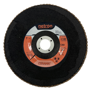 Netron แผ่นเซรามิค T29 180x22มม. เกรดพรีเมี่ยมสำหรับงานเจียรสเตนเลสสตีล - Product Image 1