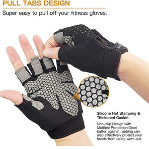 <b>Weight</b> Lifting Gym <b>Gloves</b> Men Women Full Palm Protection Strong Grip for Weightlifting <b>Training</b> Exercise <b>Gloves</b> - Product Image 4