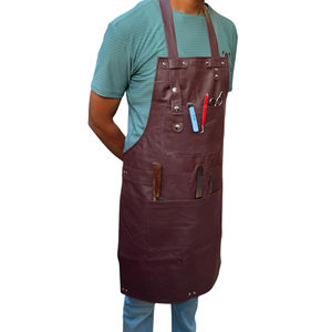 <b>welding</b> apron durable thick material ideal for rough <b>welding</b> environments <b>welding</b> apron full length protective shape - Product Image 5