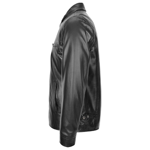 Men <b>Leather</b> <b>Jacket</b> Genuine Style Premium Quality Outerwear Designed for Casual Wear Winter Fashion and Daily Street Use - Product Image 4