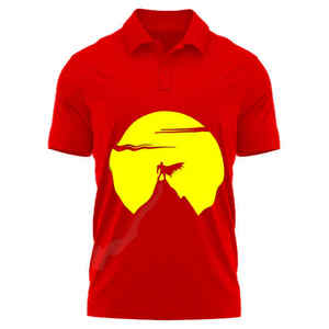 High Quality Breathable Quick Dry Custom Logo Custom Colors Heat-Transfer Printed Solid Men's for Polo T-<b>shirt</b> <b>100</b>% <b>Polyester</b> - Product Image 2