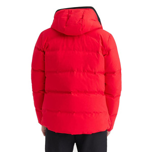 Veste d'hiver en duvet de haute qualité, blousons bouffants zippés à la mode décontractés avec logo personnalisé manteau bouffant brillant pour hommes - Product Image 2