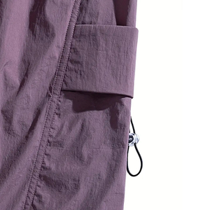 Shorts cargo pour homme, légers, respirants, à séchage rapide, en polyester/coton, coupe ample, décontractés pour l'été, plusieurs poches utilitaires, ajustables - Product Image 5