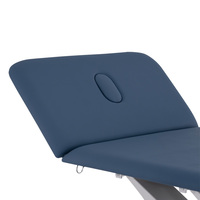 Mesa de Fisioterapia Eléctrica Plegable Moderna de PVC de Gran Tamaño, Ajustable en Altura, de 2 Secciones