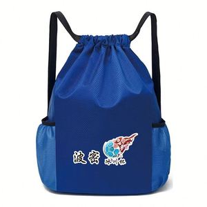 New <b>Drawstring</b> <b>Backpack</b> Basketball Football Bag Outdoor Sports Badminton Bag Men and Women Simple Travel Fitness <b>Drawstring</b> Bag - Product Image 4