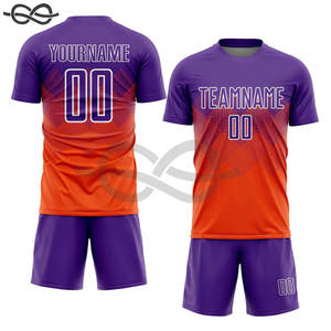 Maillot de football personnalisé chemise de pratique sportive Hip Hop maillot de football à sublimation unie hommes et femmes France maillots de football - Product Image 3