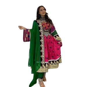 OEM nuevo afgano Kuchi Tribal Vintage vestidos 2025 para mujeres estilo modesto cremallera Pakistán ropa fabricante - Product Image 1