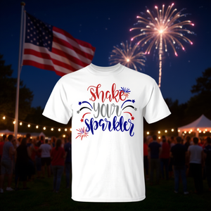 Camiseta Shake Your Sparkler 4th Of July, camiseta patriótica de Estados Unidos - Product Image 3