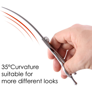 El mejor acabado satinado, calidad de tornillo elegante, tijeras de hoja afilada para el cuidado de perros curvadas para mascotas, tijeras de aseo de diseño personalizado - Product Image 5