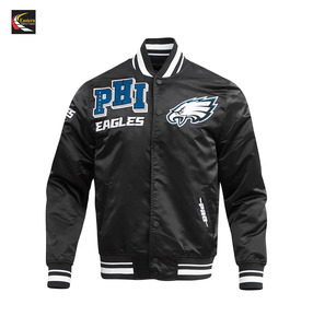 แจ็กเก็ตผ้าซาตินสีดำ - Product Image 4