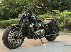 Puissante moto chopper rétro classique 250cc, vitesse maximale 140 km/h, cyclomoteur vintage sportif - Product Image 2