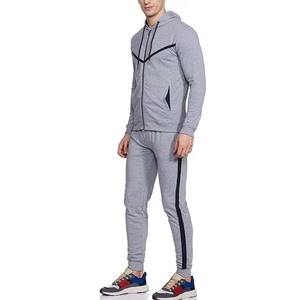 Lightweight Two Piece <b>Men</b> Joggers Tracksuit Set <b>Top</b> Selling Comfortable And Breathable Man Slim Fitness Zipper Tracksuits - Product Image 3