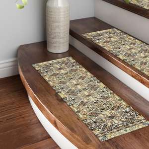 Tapis imprimé floral vintage : antidérapant, confortable, personnalisé, pour intérieur, tapis d'entrée - Product Image 3