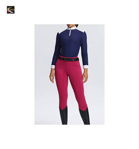 Recién llegados, pantalones de equitación para mujer, pantalones de compresión de nailon para montar a caballo, equipo de ropa ecuestre de competición profesional - Product Image 1