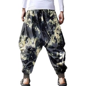 Pantalons pour hommes Pantalons en coton pour hommes Pantalons décontractés à taille élastique Pantalons de survêtement d'hiver à motif droit fabriqués par Dress Sports - Product Image 4