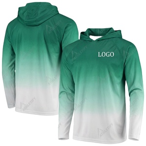 Sweat à capuche respirant personnalisé pour homme avec logo frontal, UPF 50, léger, manches longues, chemise de pêche, vêtement d'extérieur idéal pour les pêcheurs - Product Image 1