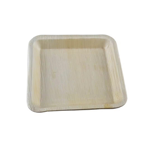 Bandeja de platos desechable de hoja de palma natural de calidad superior juego de cocina elegante para servir comida de boda a granel - Product Image 1