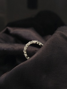 แหวนหมั้นแหวนเพชรสำหรับงานแต่งงานของผู้หญิงได้รับการรับรองจากร้าน IGI โกลด์0.3ct หรูหราทรงกลมสวยงามของขวัญจากห้องปฏิบัติการ - Product Image 2