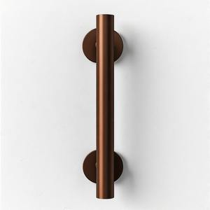 Barra de latón macizo ThroneLine, manija de puerta de latón Premium para puertas interiores y exteriores, herrajes de diseño de lujo - Product Image 4