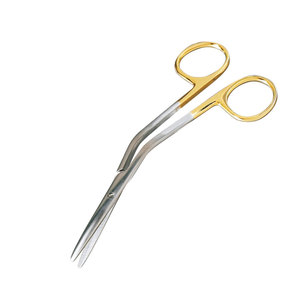 Tijeras angulares sin óxido Fomon, instrumentos quirúrgicos puros de acero inoxidable para orejas, ojos, nariz y garganta - Product Image 6