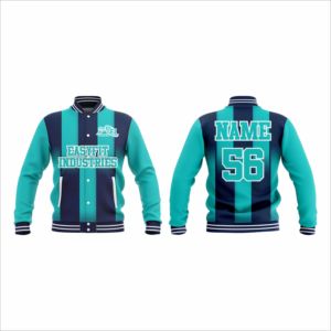 Chaqueta Varsity Personalizada para Hombre, Talla Grande, Estilo Urbano, Cierre de Cremallera, Logotipo, Resistente al Viento, Chaqueta Deportiva de Equipo - Product Image 4