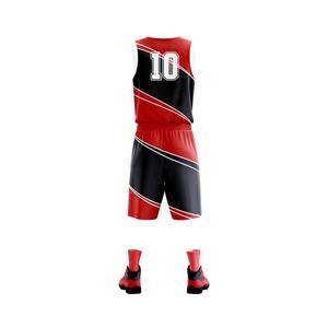 Uniforme de basket-ball personnalisé pas cher Sublimation jeunesse vente en gros avec le meilleur uniforme de basket-ball - Product Image 3