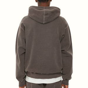 Sweats à capuche pour hommes logo personnalisé pull surdimensionné pour hommes sweats à capuche à épaules tombantes unisexe hommes pull à capuche - Product Image 5