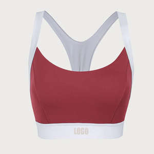 OEM Custom High Quality Workout Sexy Sport Crop Top Quick Dry Breathable Fitness Yoga <b>Bra</b> for Woman - Product Image 4