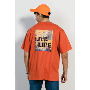 เสื้อยืดผู้ชายพร้อมส่ง 100% ผ้าฝ้าย พิมพ์ลาย รับทำโลโก้จากโรงงานโดยตรง - Product Image 4