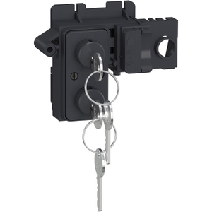 Per SCHNEIDER ELECTRIC LV848551 Dispositivo di Bloccaggio Ronis Keylock 2 serrature 2 per MasterPact MTZ2/MTZ3 Fisso/Estraibile per Circuito di Bloccaggio Posizione - Product Image 1