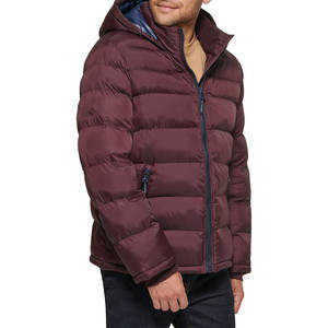 Veste matelassée légère et respirante pour femmes et hommes, avec col montant, doublure en coton et laine, imperméable, coupe-vent, fermeture éclair - Product Image 6