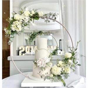 Customized Color Heavy-Duty Metal Eco-Friendly DCI Brand Cake Stand for Wedding <b>Birthday</b> Events Low Price Display Tools - Product Image 5