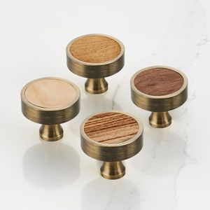 Luxurious Round Solid Brass Antique Gold Door <b>Knobs</b> <b>for</b> Home <b>Dresser</b> Door Cabinet Furniture Decorative Kitchen Wardrobe Handle - Product Image 1