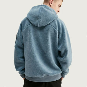 Best Price Lightweight <b>Sherpa</b> Hooded Eco-Friendly <b>Hoodie</b> for <b>Men</b> Trendy Outdoor Autumn Wear Made Pakistan Fleece Material - Product Image 3