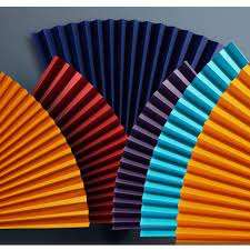 Papier cadeau promotionnel/ventilateur à main en bambou avec conception, logo et emballage personnalisés - Product Image 5