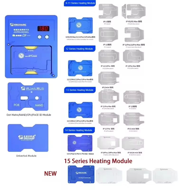 Plataforma de precalentamiento IP X-15 Serie Mechanic iT3 PRO
