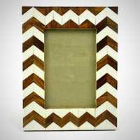 Cadre photo de luxe en bois de pin avec incrustation d'os, impression UV, motif floral indien traditionnel, pliable, personnalisable, décoration de table pour la maison