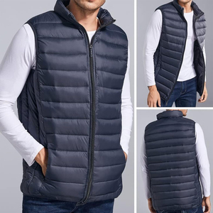 Chaleco Acolchado de Plumón para Hombre, Nuevo Modelo en Oferta, Alta Calidad, Súper Cálido, Grueso, Chaqueta de Invierno Transpirable con el Mejor OEM - Product Image 6