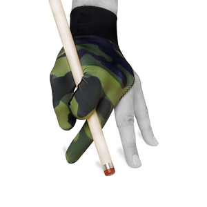 Gant de piscine de haute qualité Billard Snooker Pool Logo personnalisé Gants sublimés Doux Lisse Spandex Trois Doigts Gant de jeu - Product Image 4