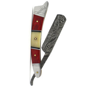 Navaja de Afeitar Recta Personalizada de Acero Inoxidable para Hombre, Navaja de Afeitar Recta con Logotipo Personalizado, Navajas de Afeitar de Acero Inoxidable para Barbería - Product Image 3