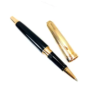 Jr3196bp cao cấp cổ điển vàng kim loại con lăn bóng bút với biểu tượng tùy chỉnh