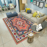 Tapis persan vintage moderne Tapis en polyester et fausse laine conçu en usine pour un usage domestique Tapis et carpettes chinois