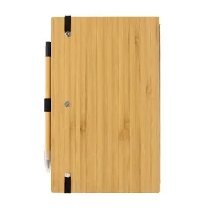 Set Sostenibile di Quaderno Infinity e Penna in Bambù, Gadget Promozionali per Individui Eco-Consapevoli - Product Image 6
