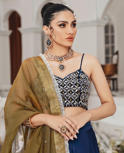 Salwar Kameez costume en mousseline de soie indien pakistanais robe de créateur mariage tissu Collection vente robe 2025 costume - Product Image 6