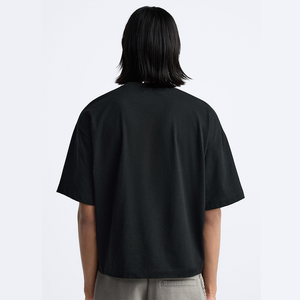 Streetwear Graphic Vintage Oversized print Plus Size Heavy Weight cotton Acid Washed Print Boxy Fit Cropped T <b>Shirts</b> for Men - Product Image 4