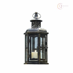 Portavelas Decorativo de Metal de Lujo para Mesa |   Uso en Ramadán, Impermeable |   Agrega Sofisticación a la Configuración del Comedor - Product Image 2