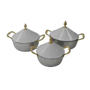 หม้อเสิร์ฟอาหารโลหะทองแดงหม้อเสิร์ฟอาหารหม้อเคลือบเงาออกแบบมาอย่างดี - Product Image 5