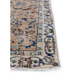 พรมขนสัตว์ถักมือสีน้ำตาลเบจวินเทจ รุ่น Pae-2633 ลายเหรียญรูปสี่เหลี่ยมผืนผ้า สำหรับตกแต่งบ้าน ห้องนั่งเล่น ทางเดิน ห้องวัยรุ่น - Product Image 4