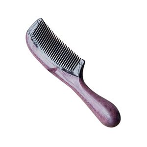 Peine de cuerno multifuncional portátil Natural hecho a mano diseño clásico fabricante hecho a mano peine de cuerno de vaca Natural atractivo - Product Image 5